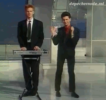 Dave Gahan and Andy Fletcher